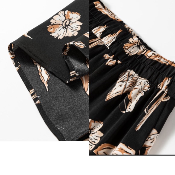 Boho Western Print Tiered Ruffled Elastic Waist Maxi Skirt - Picture 6 of 8